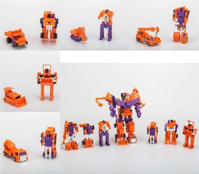Transformers G1 Reissue Orange Devastator Decepticons FreeShippin Without Toybox