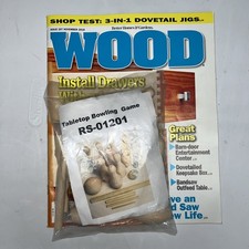 Tabletop Bowling Game Pieces RS-01201 And Wood Magazine Issue 257