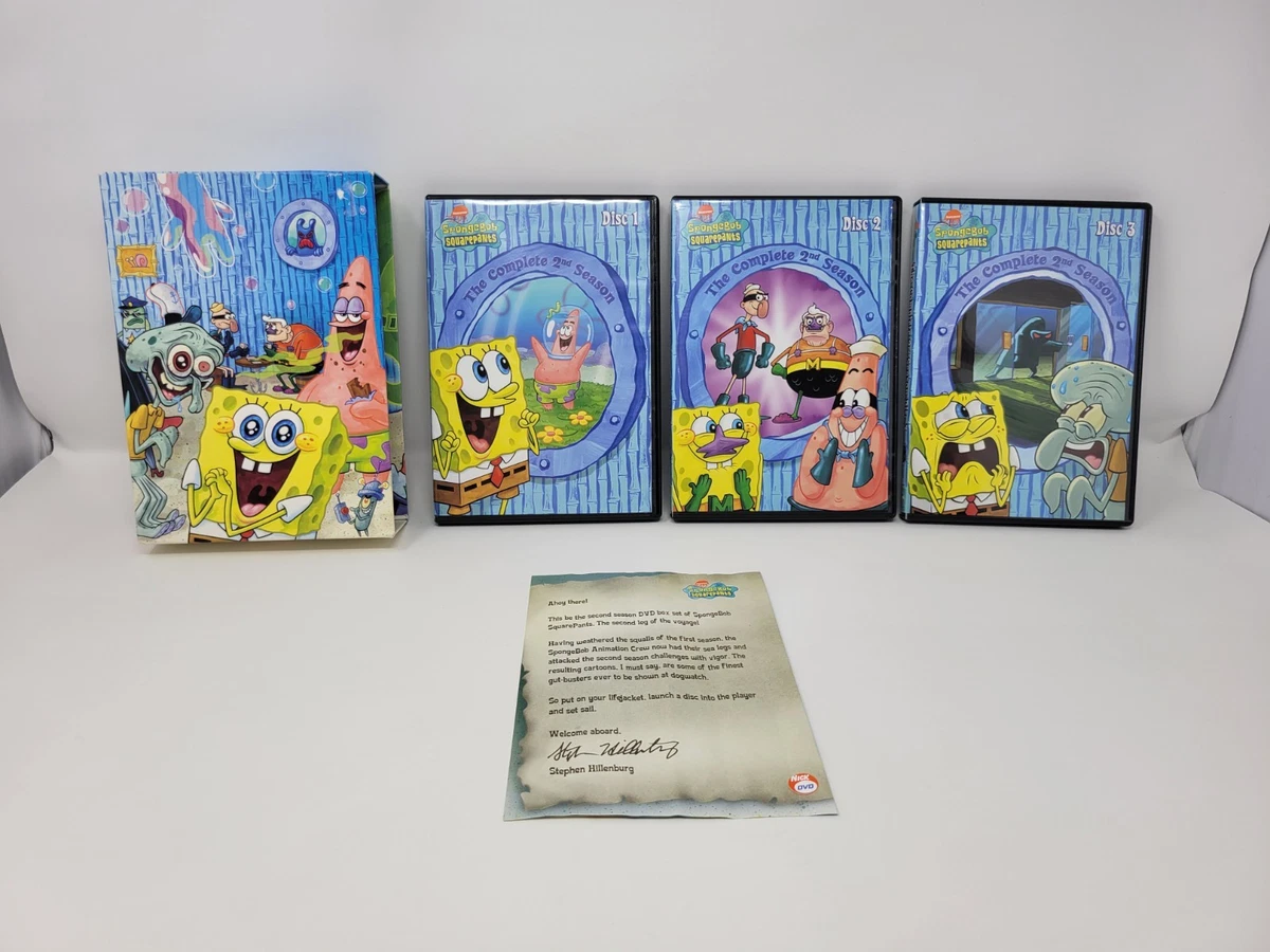 25+ Animation SpongeBob SquarePants Box Set DVDs & Blu-ray Discs