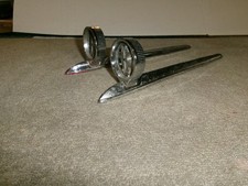 Pair Vint. Org. 1959 Ford Edsel Front Fender Ornaments Good Used Cond Pair Vint. Org. 1959 Ford Edsel Front Fender Ornaments Good Used Cond