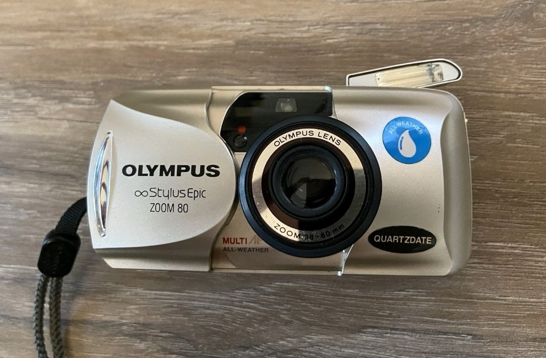 Olympus Stylus Epic Zoom 80 Camera Tested Working 35mm Point And Shoot