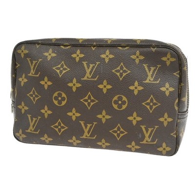 LOUIS VUITTON Trousse Toilette 23 Clutch Hand Bag Monogram Brown M47524 05YJ475