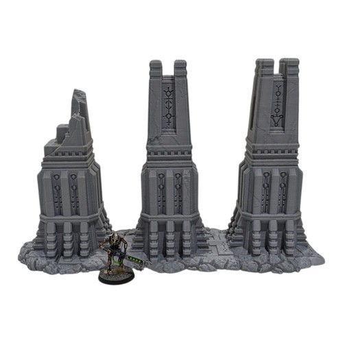 Eclipse Obelisks - 28mm 3d Printed Alien Tomb World Tabletop Wargaming Terrain - Picture 6 of 8