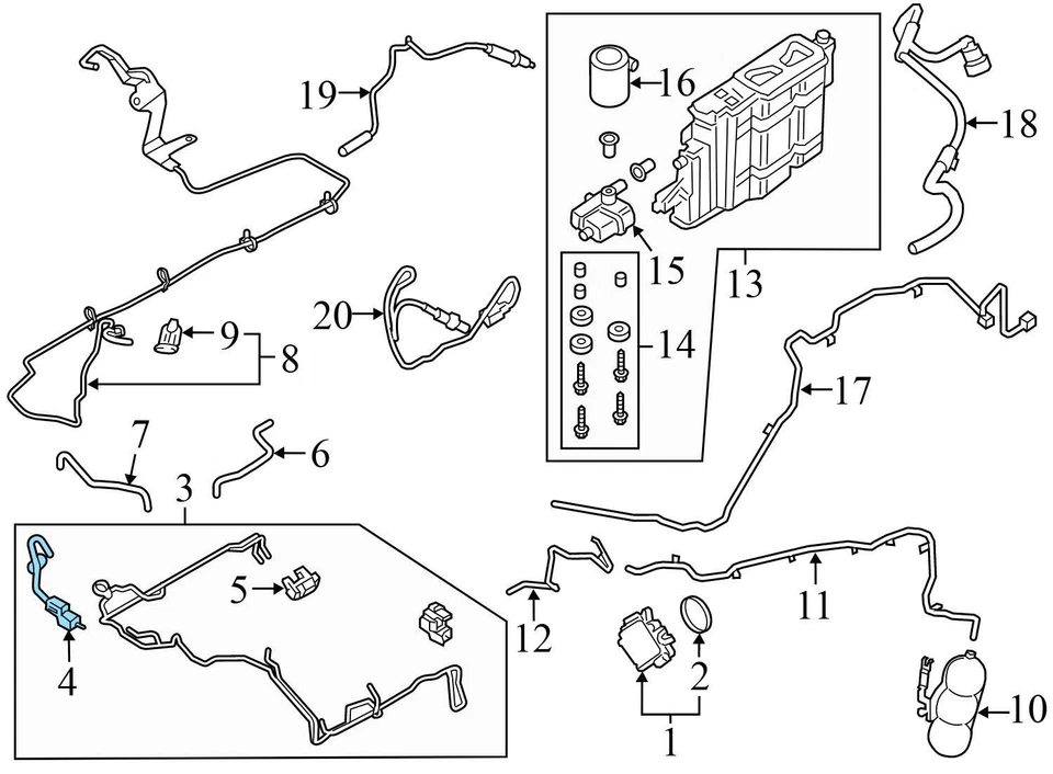 2012-2013 2017-2021 PORSCHE PANAMERA - Solenoid Valve 06H906283B - Image 3 of 4