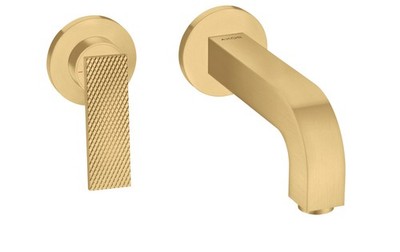 Hansgrohe basin mixer concealed Axor Citterio 39181250 Brushed Gold Optic