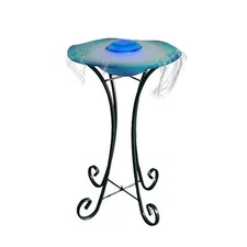 XBrand Aromatherapy Floor Mist Fountain w/Inline Control, 27 Inch Tall, Blue