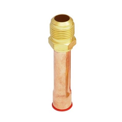 4Pcs Brass Pipe Fitting 1/4'' 3/8'' 1/2'' 3/4'' 5/8 SAE Flare Connector Male Thread