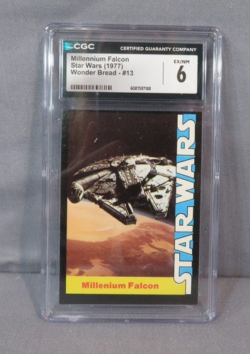 1977 Wonder Bread Star Wars #13 Millennium Falcon — CGC 6
