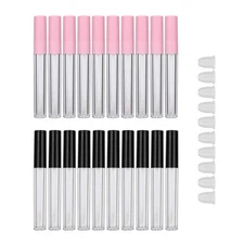 10pcs Refillable Lip Gloss Bottle DIY Empty Lip Balm Tube Container Makeup Tool