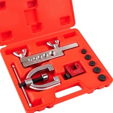 Brake Line Flaring Tool Kit with 5 Adapter, 45 Degrees, Double & Single Flari...