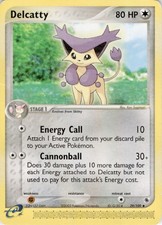Delcatty 29/109 Uncommon Ruby & Sapphire Pokemon Lightly Played
