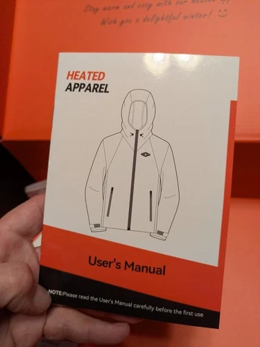 ​NEW WASOTO Heated Jacket Coat Softshell Black M (USA) w/ 3.7V 16000mAh Battery image 9