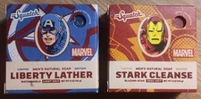 DR.SQUATCH MARVEL'S CAPTAIN AMERICA & IRON MAN LIMITED EDITION SOAP (2BARS) 