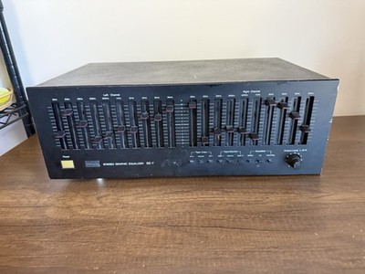 Sansui SE-7 Stereo Graphic Equalizer 10-Band Vintage Not Tested