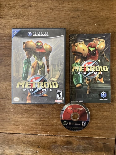 Metroid Prime (Nintendo GameCube, US Version) Complete in Box, Tested & Working