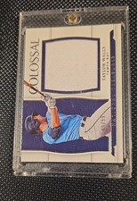 2022 Panini National Treasures - Colossal Materials Taylor Walls #CLM-WA Holo...