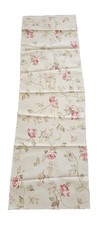 Stoffrest beige Blumen Rosen Landhausstil Bastel Kissen-Stoff ca 44x140 cm NEU