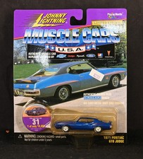 Johnny Lightning 1971 Pontiac Gto Judge 164 Blue Diecast Muscle Cars Usa 31
