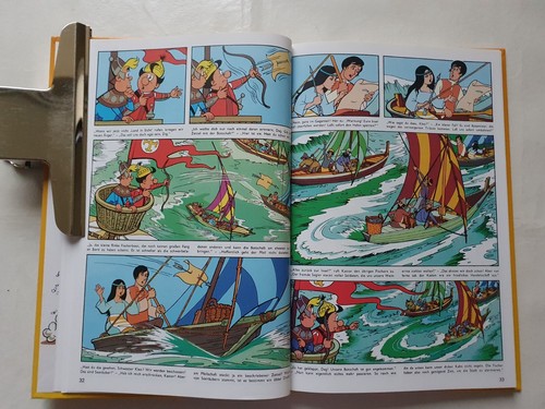 Mosaico sull'isola di Pordoselene Hannes Hegen Digedags volume da collezione 6 - Foto 4 di 5