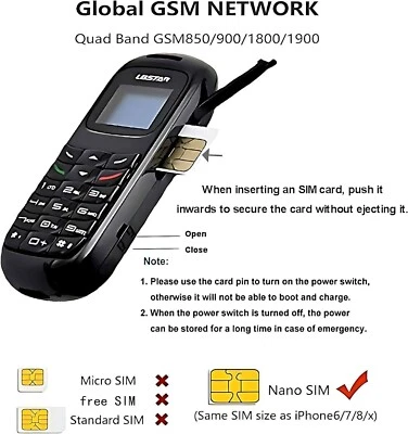 Mini téléphone Portable BM70 Mini composeur sans Fil Casque - Photo 1/4