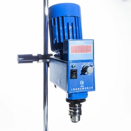 20L Electric Lab Digital Overhead Stirrer Mixer w/ Stirring Sharft 2000rpm 220V - Picture 5 of 6
