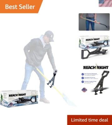 Universal Ergonomic Handle for Snow Shovels and Lawn Tools - Easy to Install