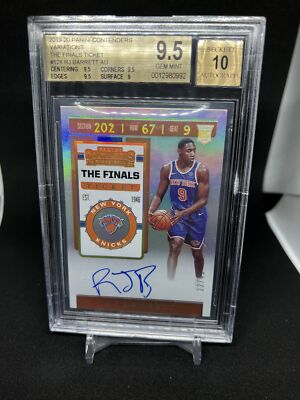 2019-20 Panini Contenders RJ Barrett Finals Ticket Rookie Auto RC