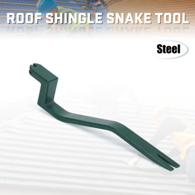 #ad Roof Shingle Removal Tool Roof Snake Nail Remover Pry Bar Shingle Nail Instal US $19.29
