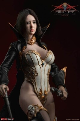 TBLeague Phicen Vampire Slayer 1/6  Scale Figure BLACK ver sealed Brown Shipper