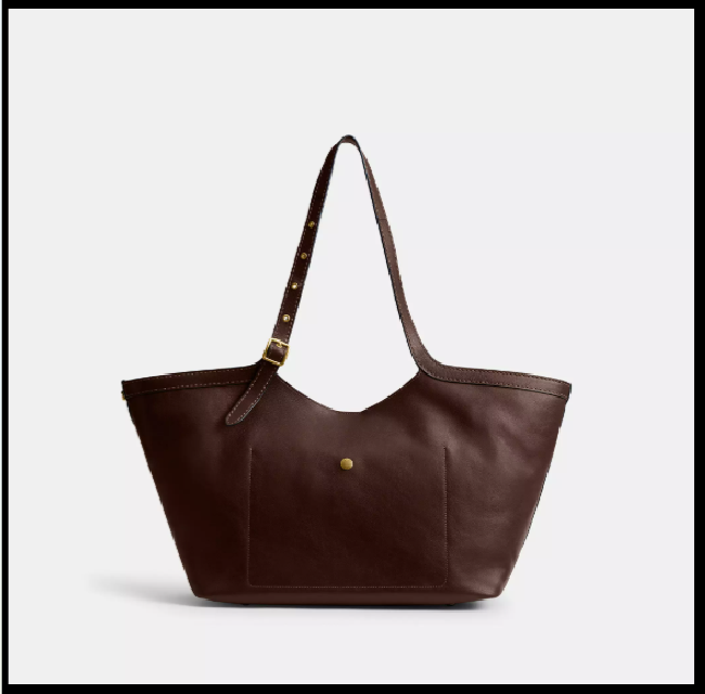 COACH CAM00 Gramercy Tote Bag Maple Dark brown Outlet NEW | eBay