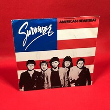 SURVIVOR American Heartbeat 1982 UK 7" vinyl single 45 record Silver Girl