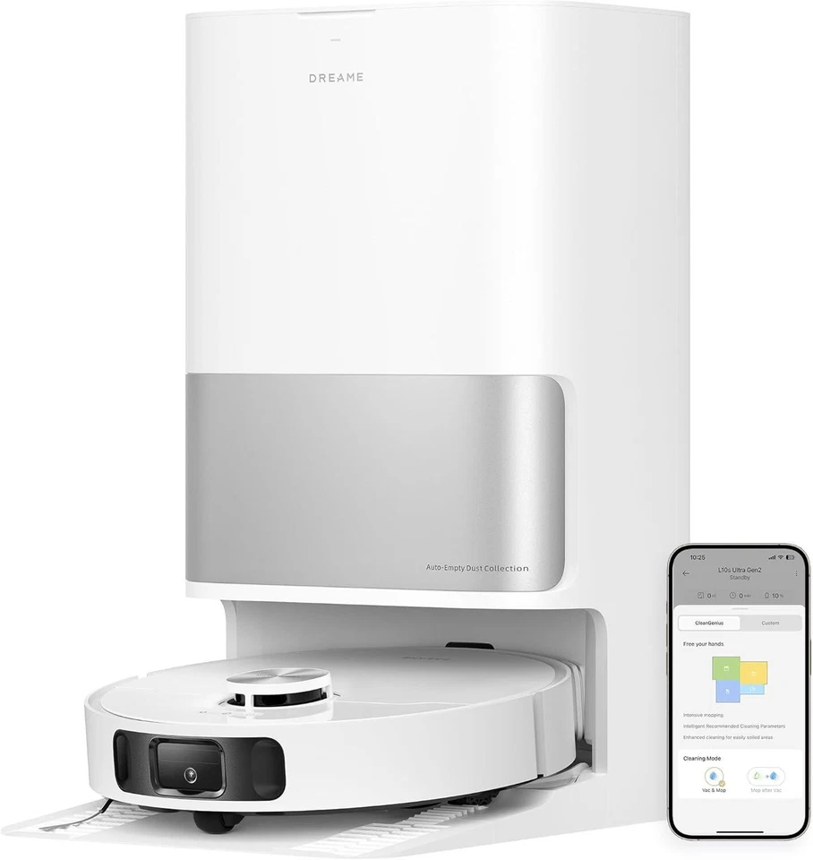 DREAME L10s Ultra Gen 2 Robot Vacuum Mop MopExtend 10,000Pa Seller Refurbished