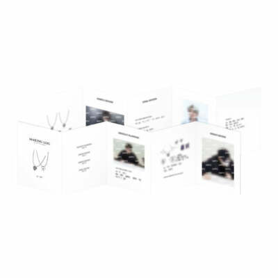 BTS SUGA YOONGI PICK NECKLACE SILVER BLACK Artist Made Collection