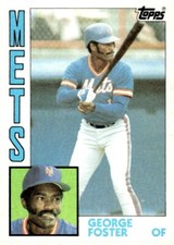 1984 Topps #350 George Foster New York Mets