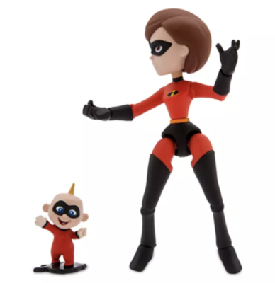Disney Store Pixar Toybox Incredibles 2 Mrs. Incredible Jack-Jack