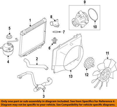 FORD OEM 08-16 E-150 Cooling Radiator Components-Lower Hose AC2Z8286D
