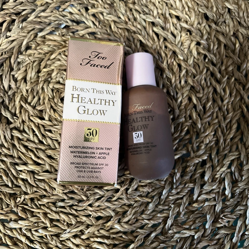 Too Faced Born This Way Healthy Glow Moisturizing Skin Tint SPF 30 ~ Sable - Image 3 of 3