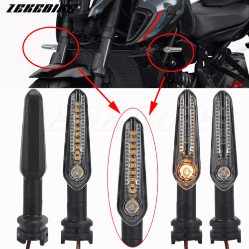 Turn Signal Indicators LED Lights For YAMAHA MT-09 TRACER MT-25 MT25 2015-2023 - Picture 7 of 22