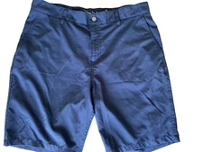 PANAMA JACK STRETCH CHINO SHORTS, NAVY, SIZE: 36, PRE-OWNED & $1.00 SHIPPING!