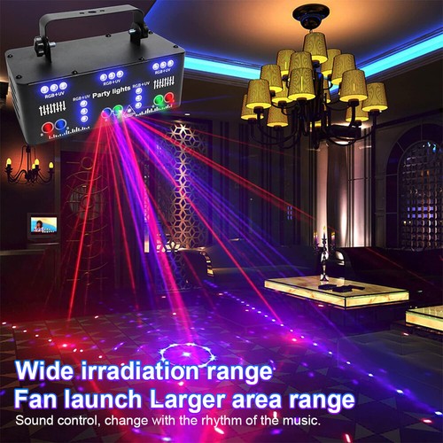 21Eye Laser Projector RGB DMX Strobe Stage Light LED Bar DJ Disco Party Lighting - Picture 3 of 22