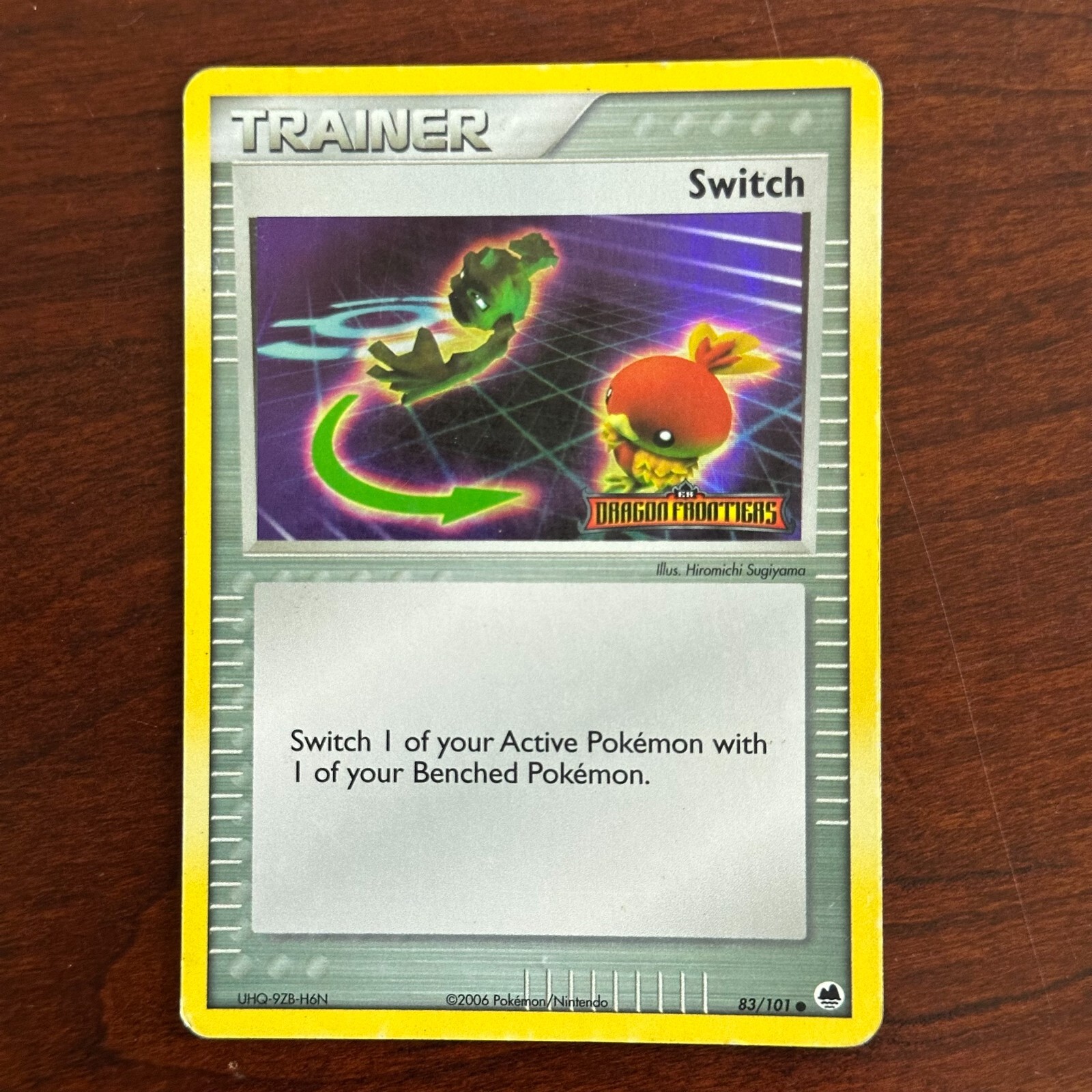 Switch 83/101 Reverse Holo Common EX Dragon Frontiers Pokemon Card