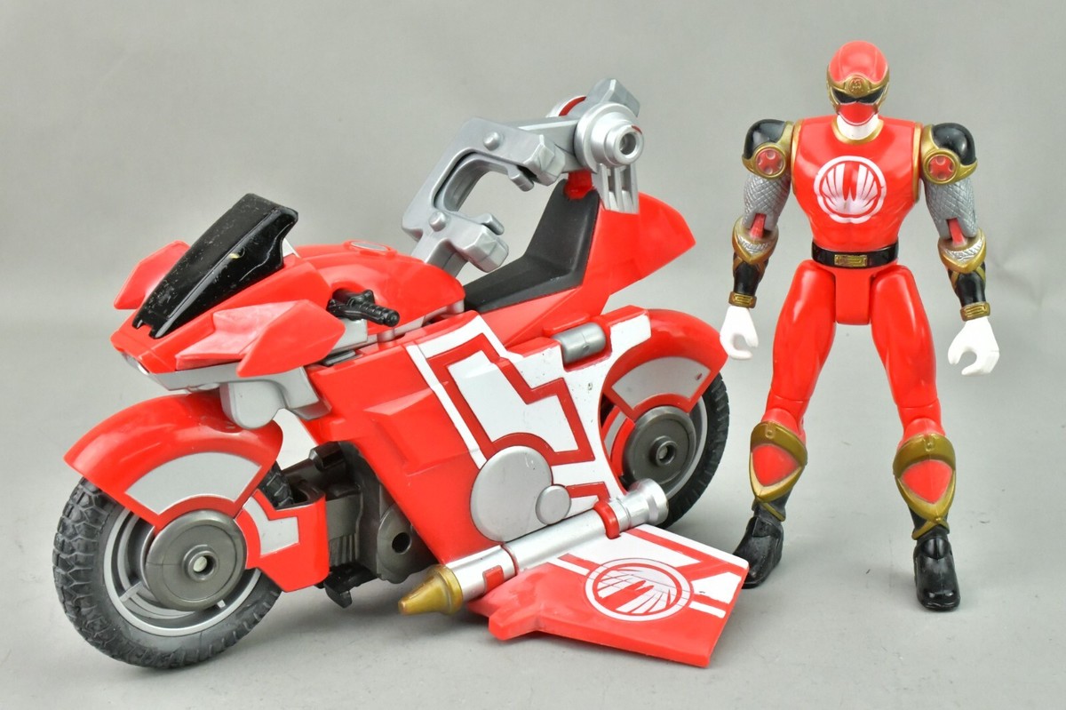 Power Rangers Ninja Storm Red Wind Glider Cycle 6