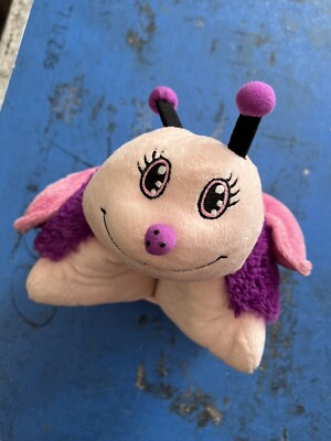 Dream Lites Pillow Pet Hot Pink Lady Bug Starry Sky Night Light