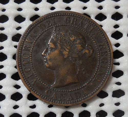 1882 H CANADA LARGE CENT COIN HIGH GRADE - Picture 1 of 2