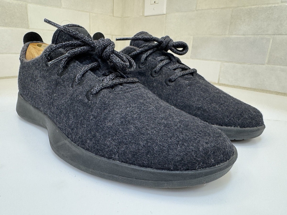 Allbirds Mens Wool Runner Black Running Shoes Sneakers Size  display picture 3