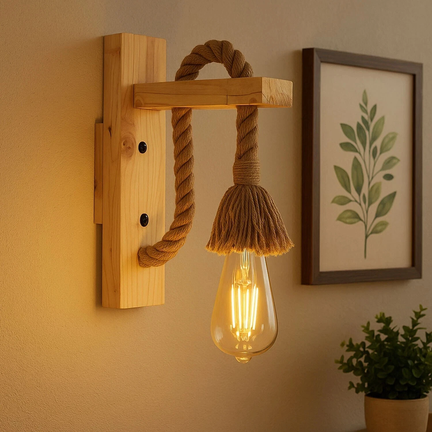 Plug In Wall Sconce Vintage Industrial Lamp Metal Shade Dimmer E27 UK