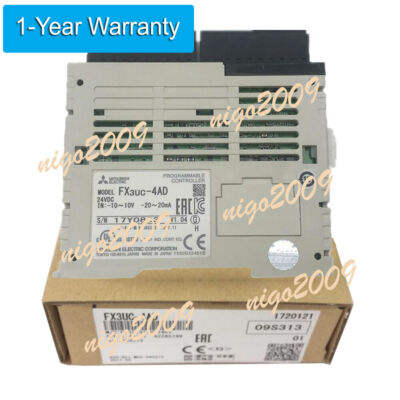 New in Box Mitsubishi FX3UC-4AD Melsec FX3UC Analog Input Blocks Module Unit NiB