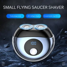 Men Wet/Dry Electric Shaver Trimmer Rotary Razor Beard Shaving USB Rechargeable