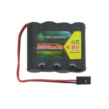 4.8V 2000mAh NiMH Rx Receiver Straight Battery Pack for RC Car Plane Boat 1-Pack