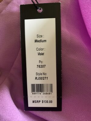 ROMEO+JULIET couture Woman Off-The-Shoulder Blouse In Violet Sz M